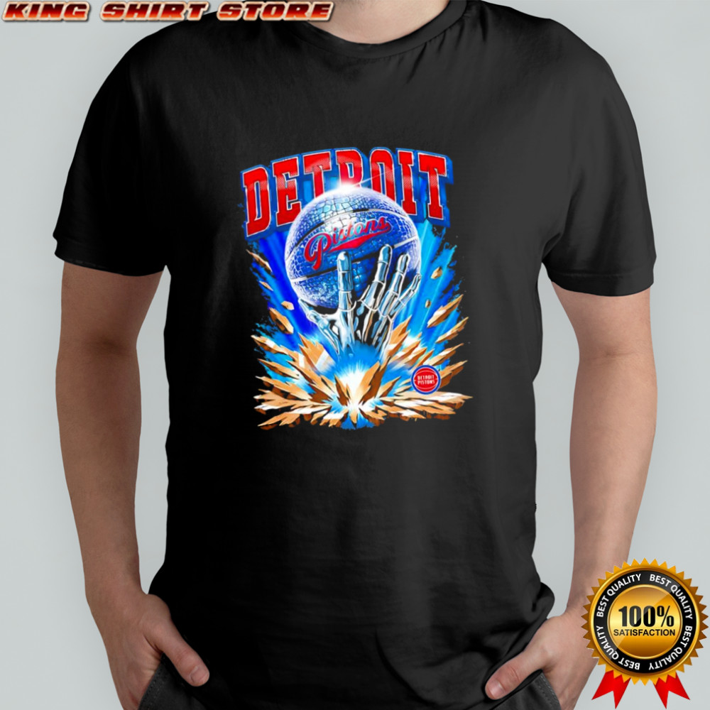 Detroit Pistons No Caller ID Kiwiclo Gator logo shirt