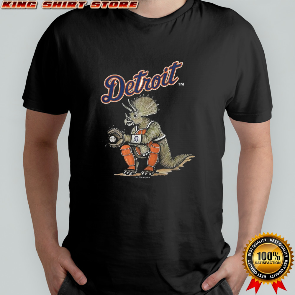 Detroit Tigers baseball tiny turnip triceratops shirt