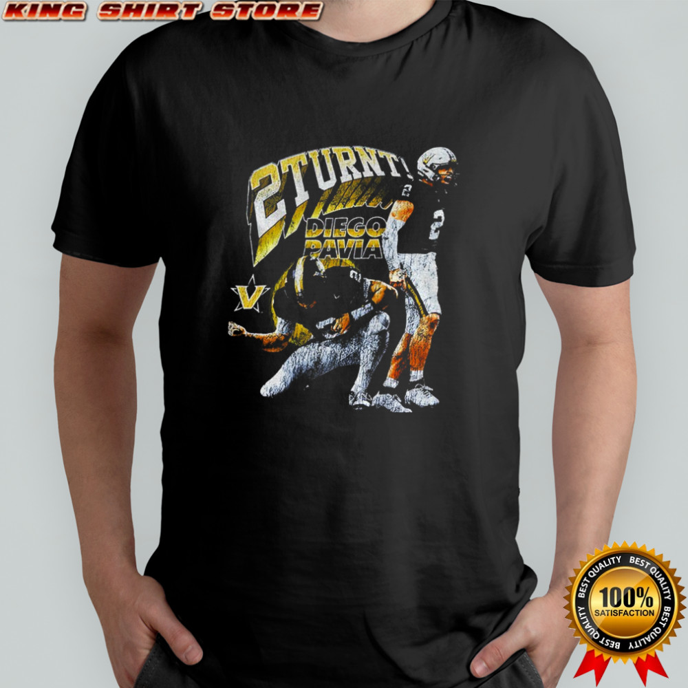 Diego Pavia Vanderbilt Commodores Football 2 Turnt 2025 shirt Diego Pavia Vanderbilt Commodores Football 2 Turnt 2025 shirt