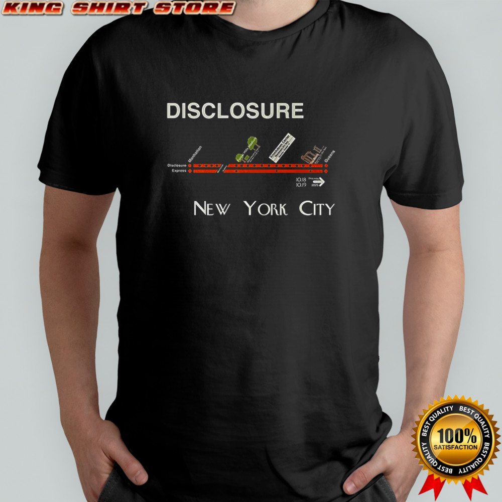 Disclosure New York City shirt