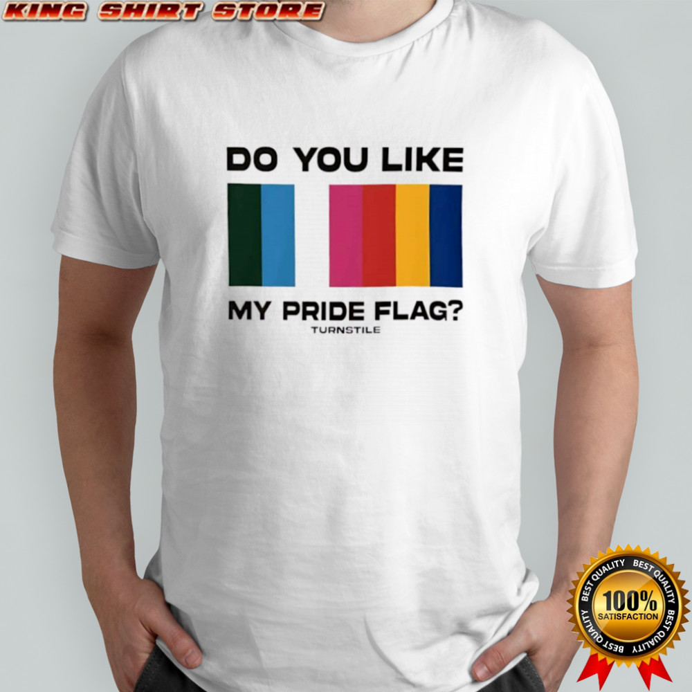 Do you like my pride flag turnstile shirt