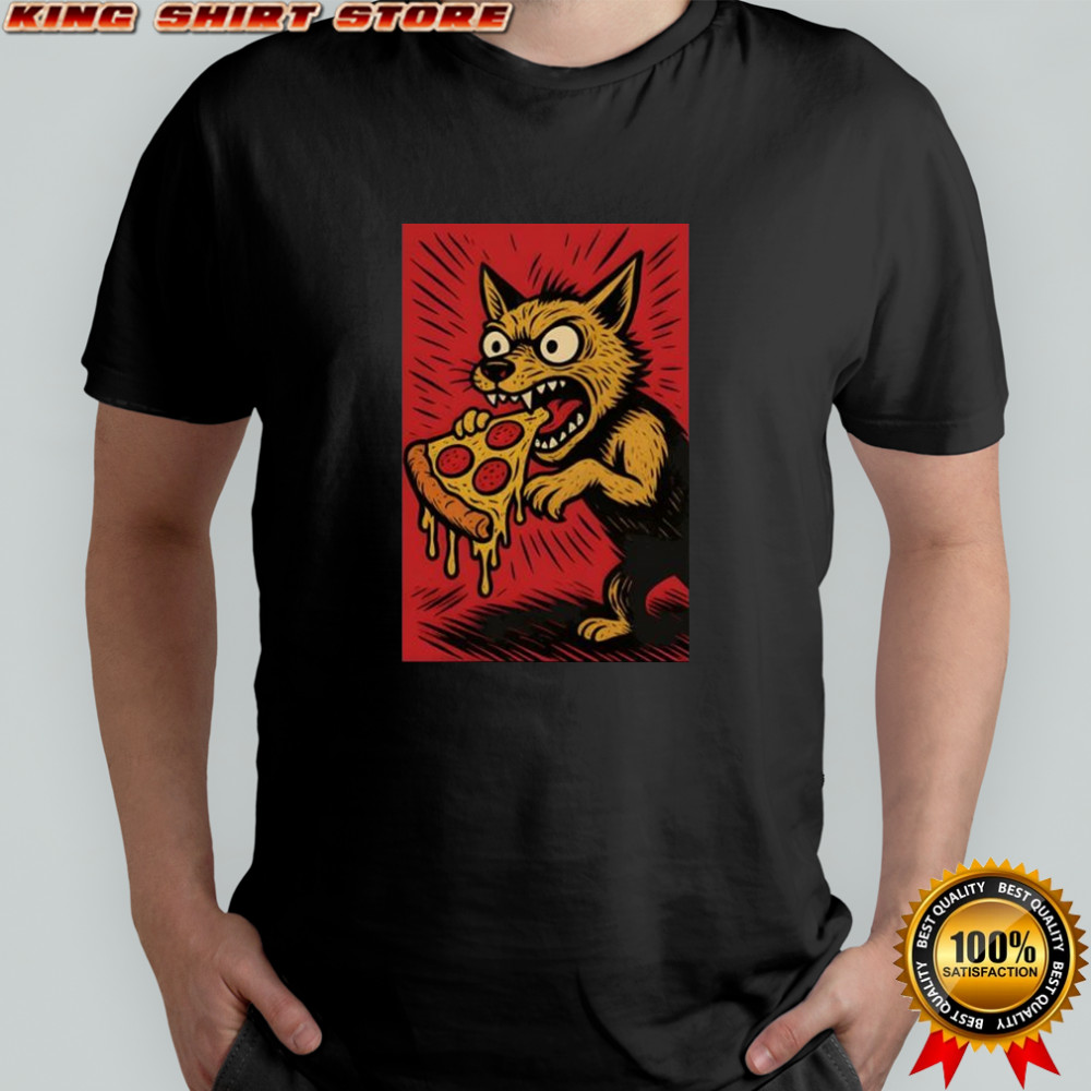 Dog vs Pizza Slice shirt