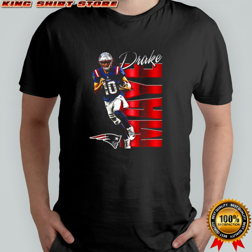 Drake Maye New England Patriots football celebration shirt