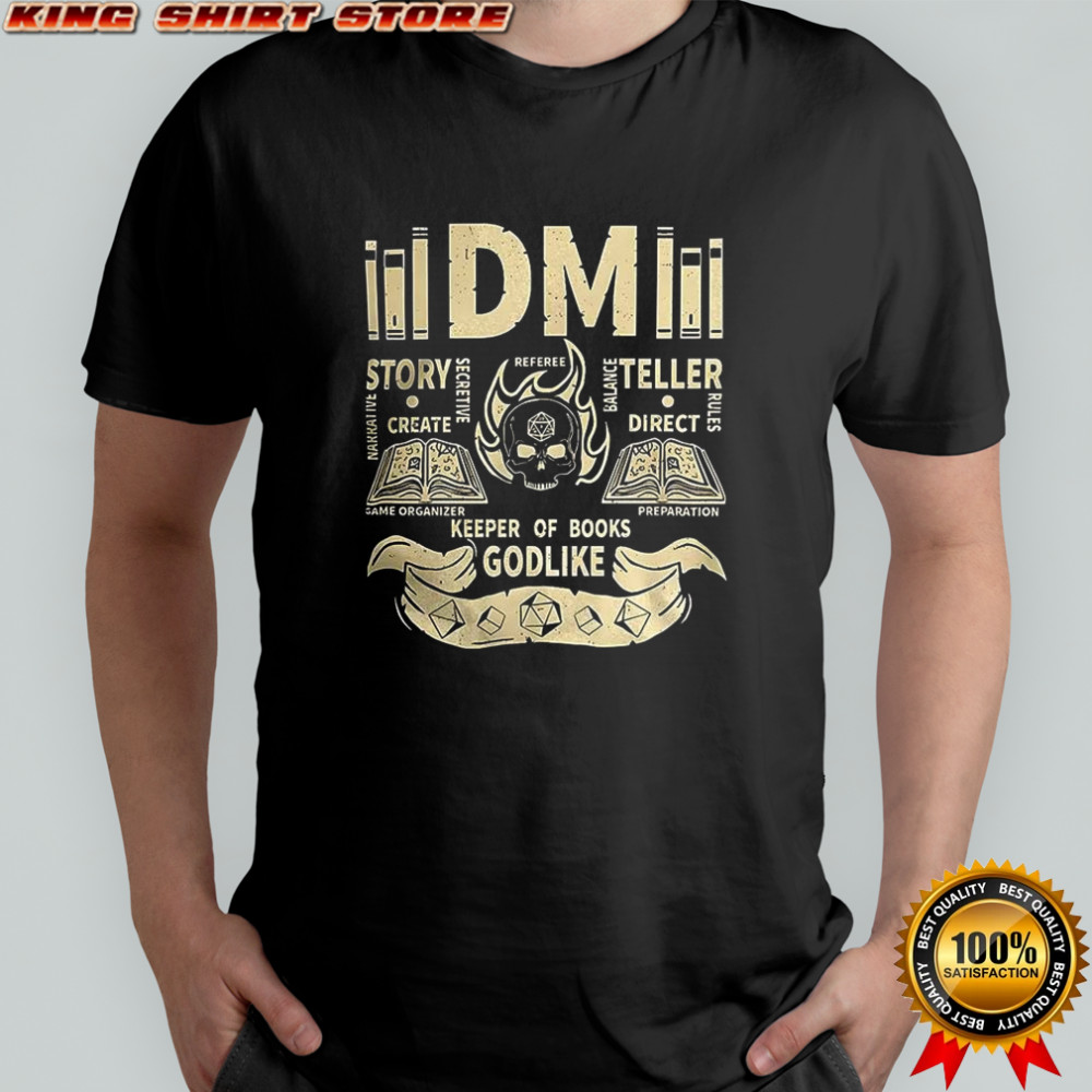 Dungeon Master Grunge Dungeons and Dragons shirt