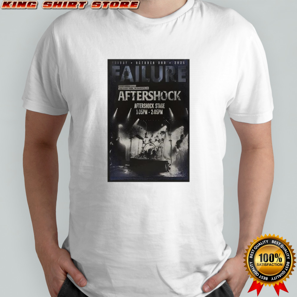 Failure Discovery Park Sacramento Tour Poster Shirt