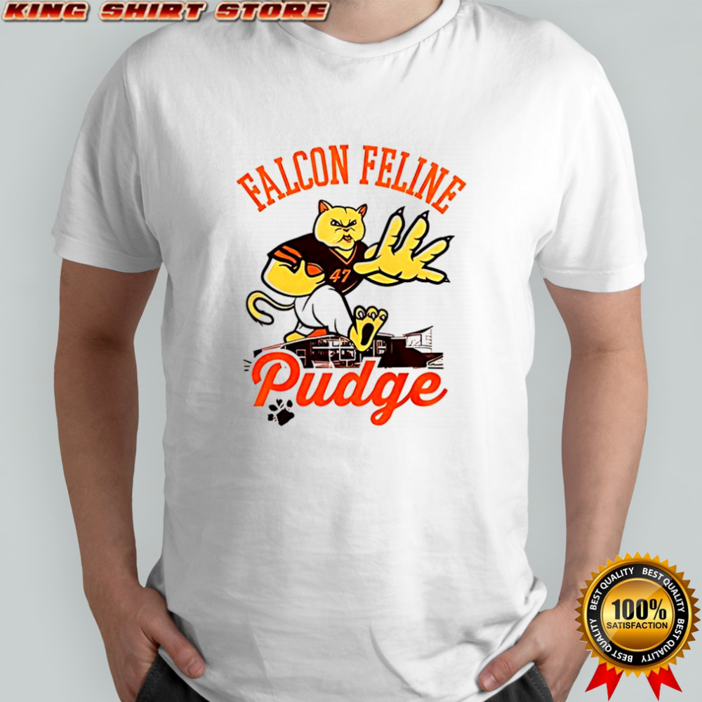Falcon Felline Pudge the Cat BGSU Football shirt