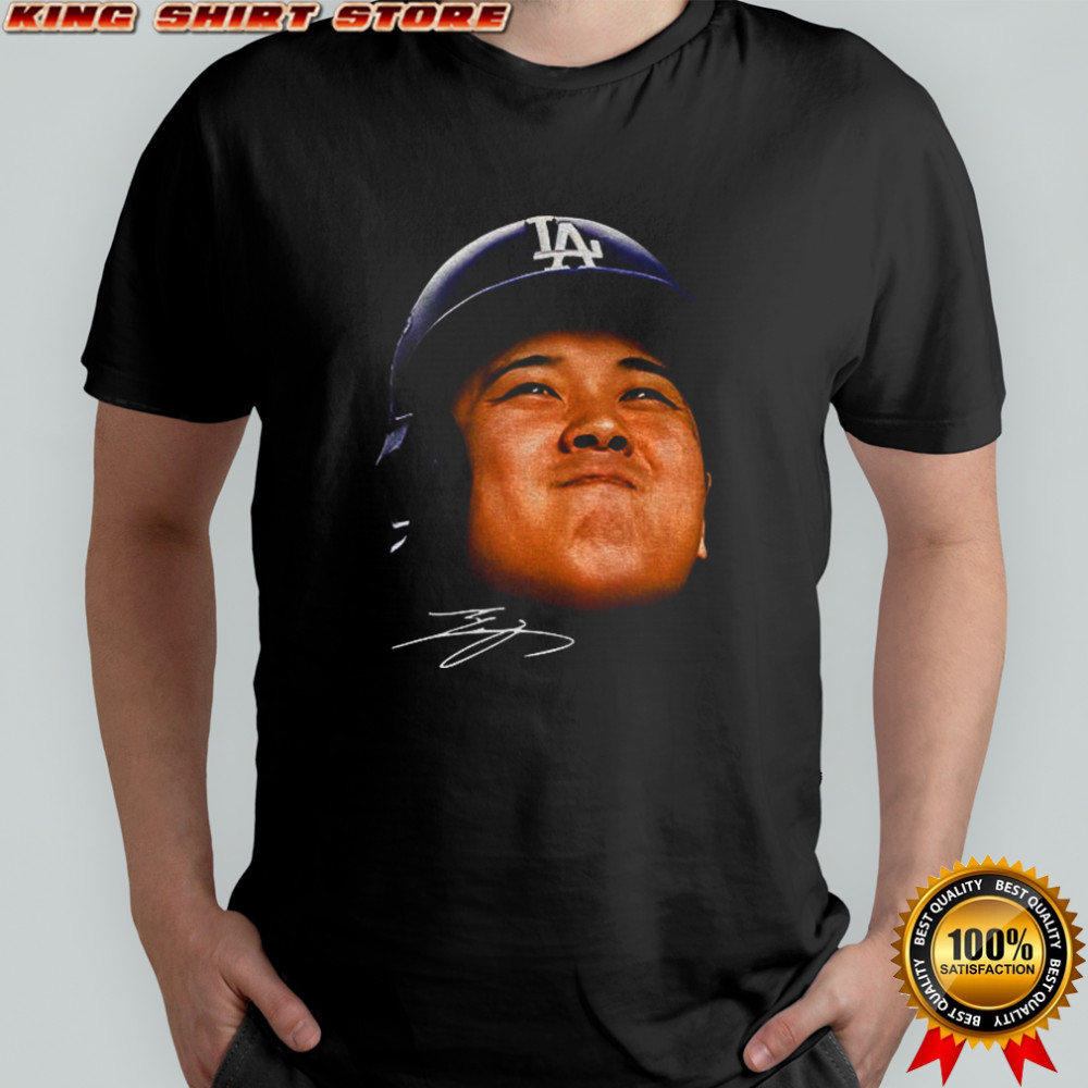 Fan Inspired Shohei Ohtani Los Angeles Dodgers meme signature shirt