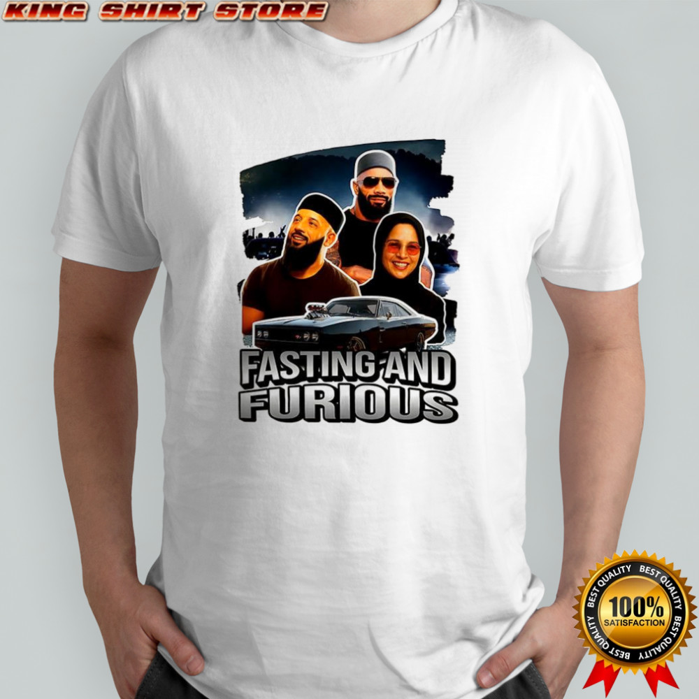 Fasting and furious muslims parody shirt