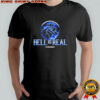 FC Cincinnati Hell is Real Kombat Ice Blue logo shirt