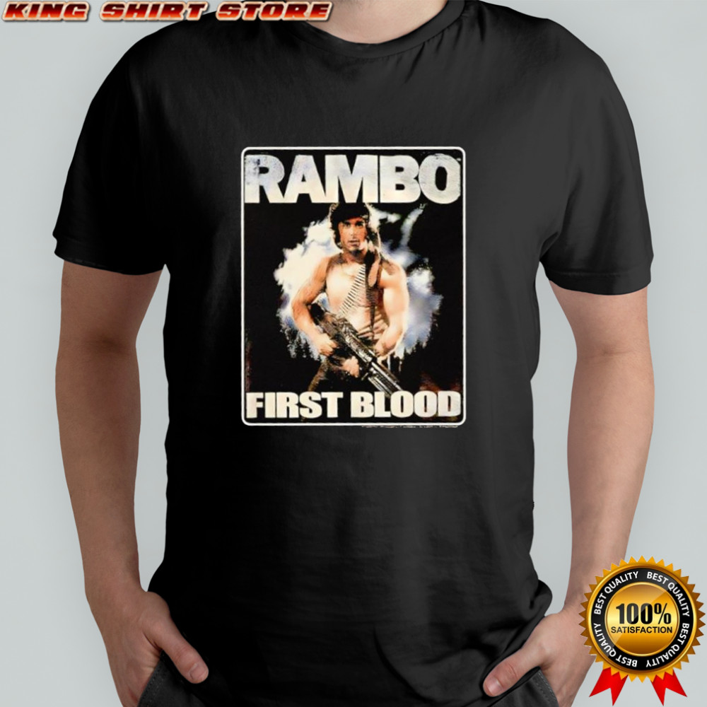 First Blood John Rambo 1982 film poster shirt
