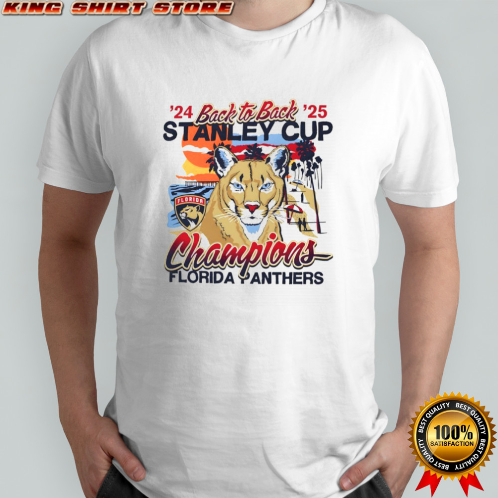 Florida Panthers Back To Back Stanley Cup Champions Shirt
