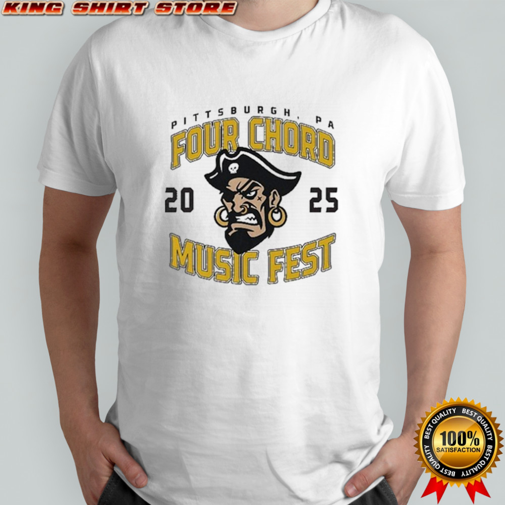 Four Chord Music Festival Pittsburgh Pirates PA 2025 T-shirt