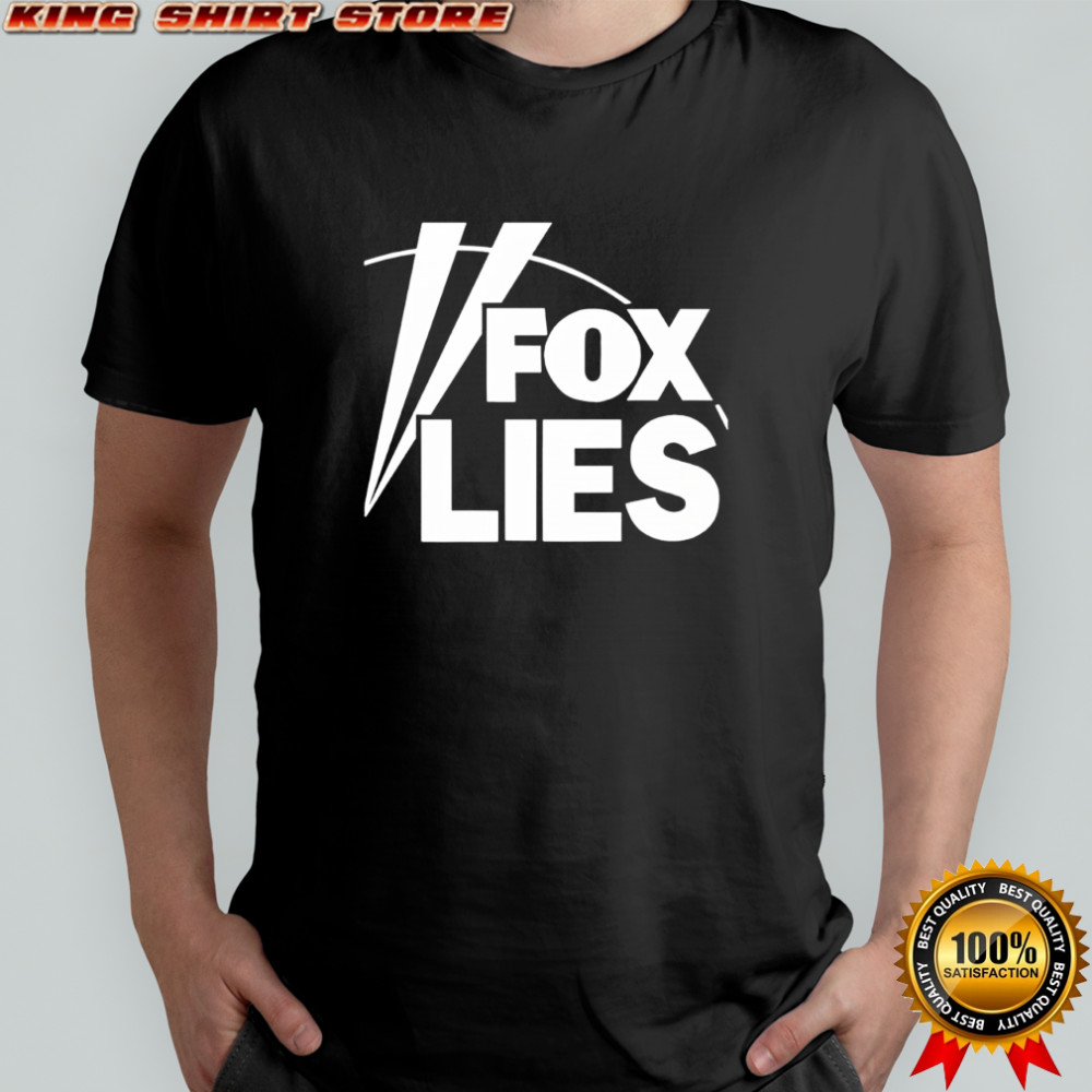 Fox Lies logo shirt