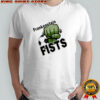 Frankenstein Fists shirt