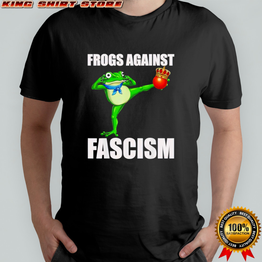 Frogs Against Fascism No Kings in Portland Frog Protest shirt