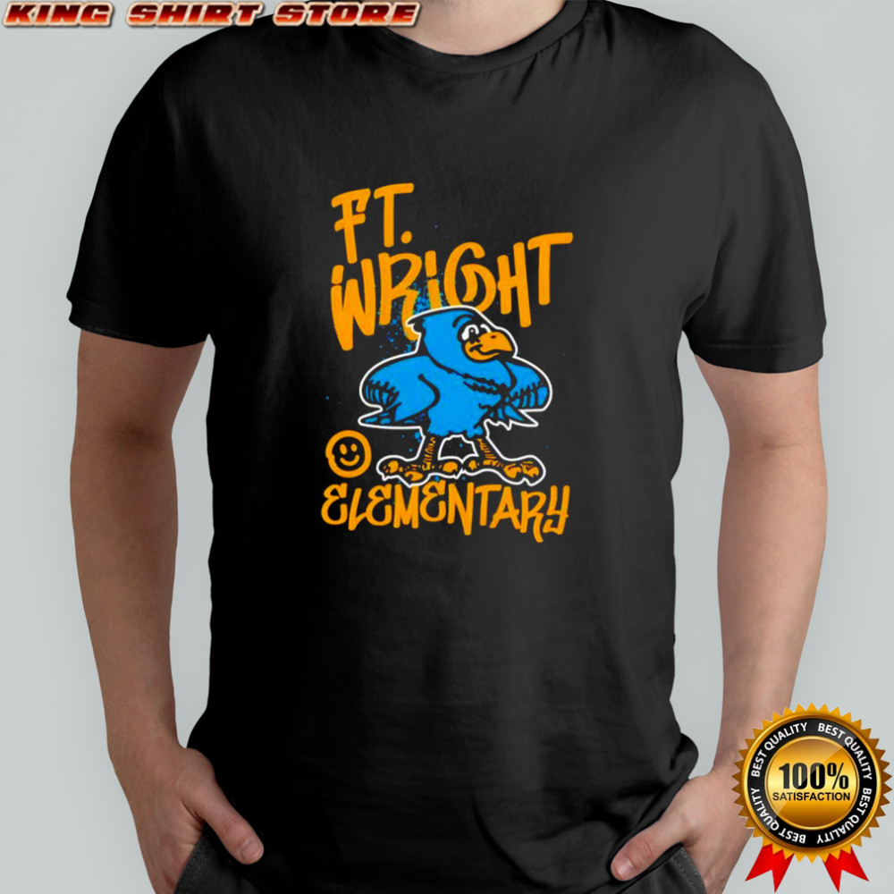 Ft Wright Elementary Smiley Graffiti shirt