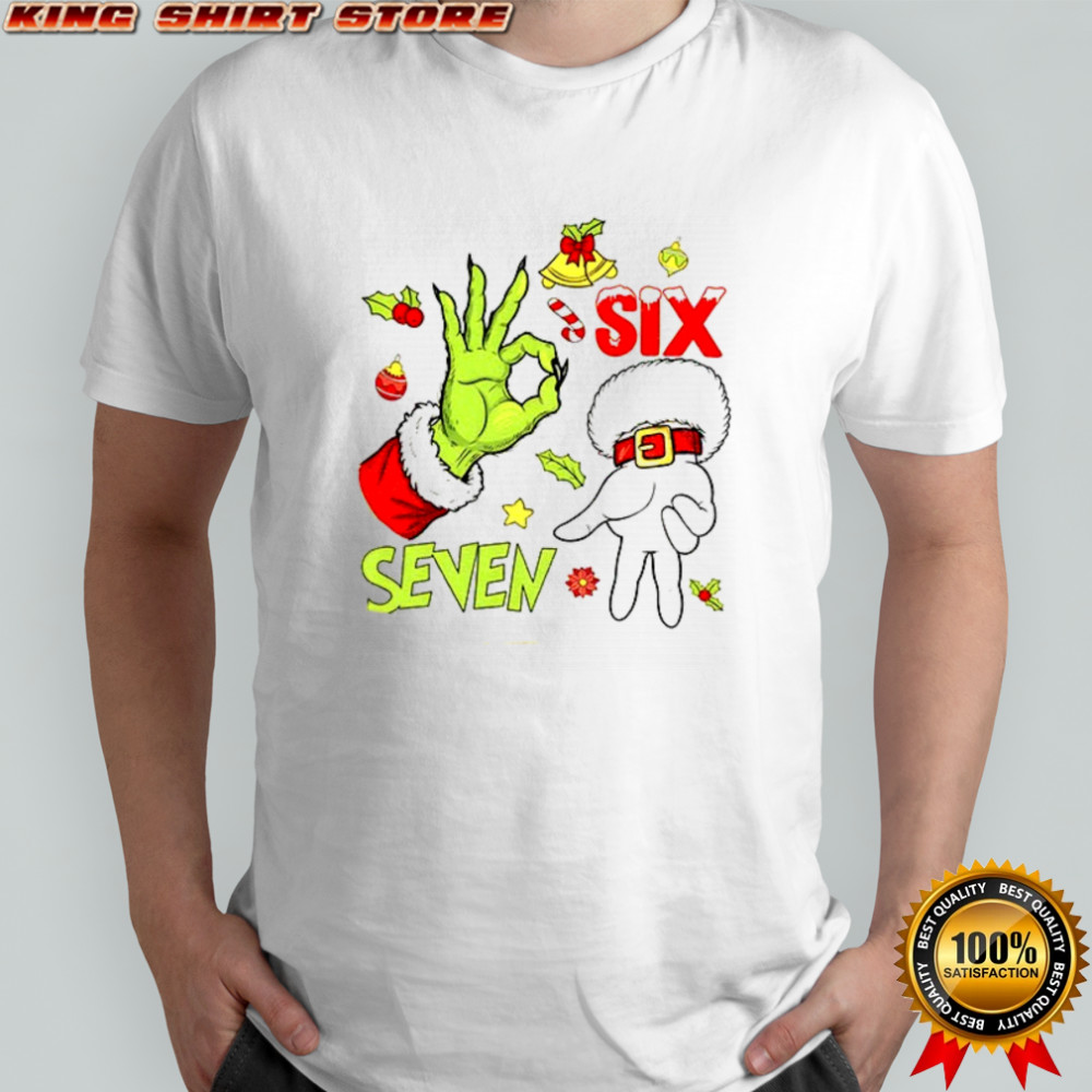 Funny Six Seven Meme Christmas Mean Guy shirt