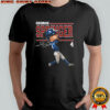 George Springer Toronto Blue Jays baseball 2025 number 4 cartoon signature shirt