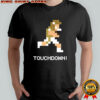 Georgia Tech Yellow football player 8-Bit techmo Bowl touchdown shirt
