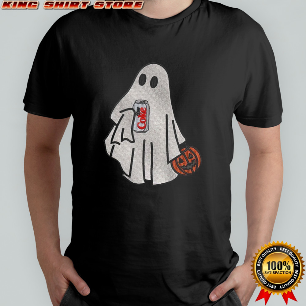 Ghost drink diet coke pumpkin spooky Happy Halloween 2025 shirt