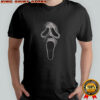 Ghostface Scream big face graphic Halloween shirt