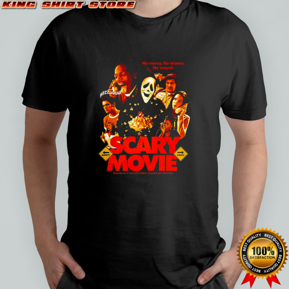 Ghostface Wazzupp Scary movie no mercy no shame no sequel Halloween shirt