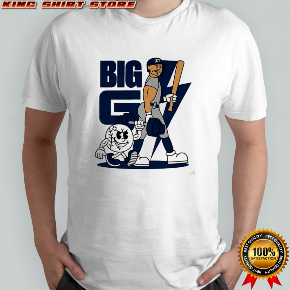 Giancarlo Stanton New York Yankees baseball Big G cartoon shirt