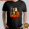 Giraffe Boo Mummy Witch Halloween Costume Giraffe Pumpkin shirt