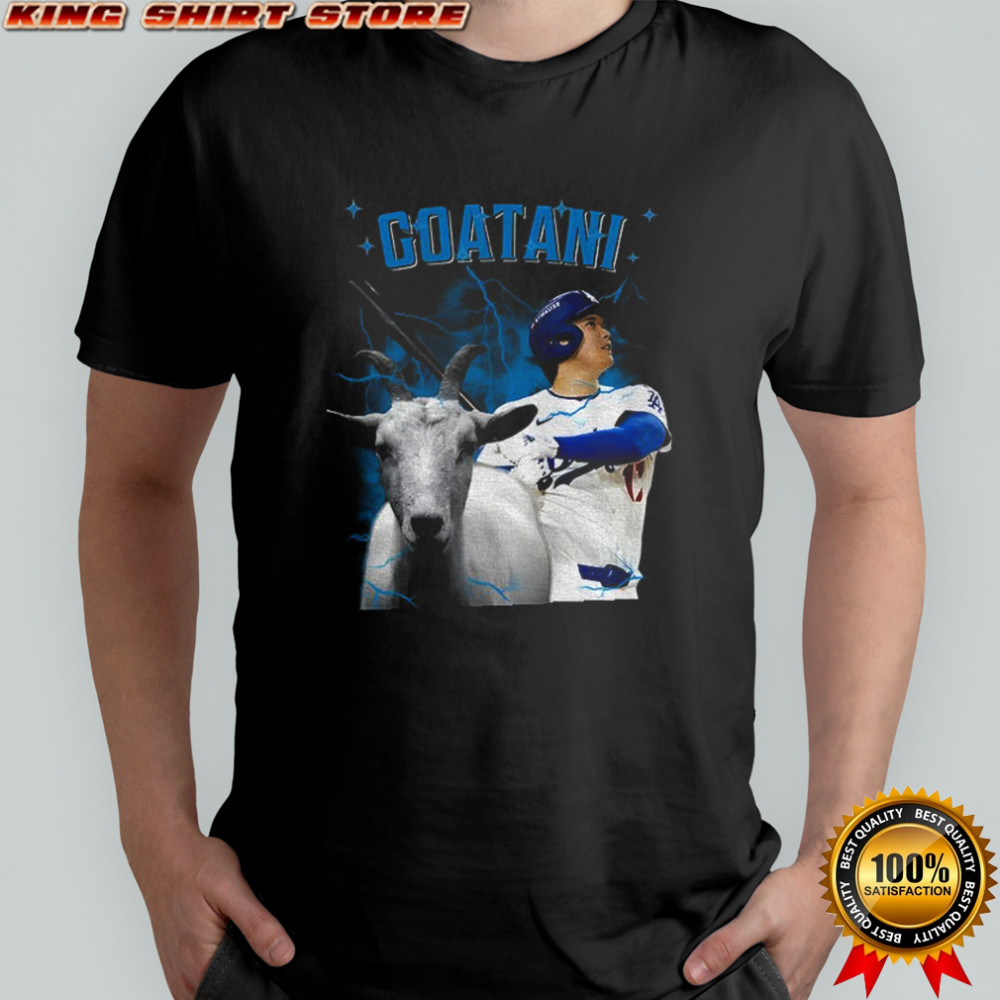 Goatani Shohei Ohtani Goat Los Angeles Dodgers MLB Baseball shirt