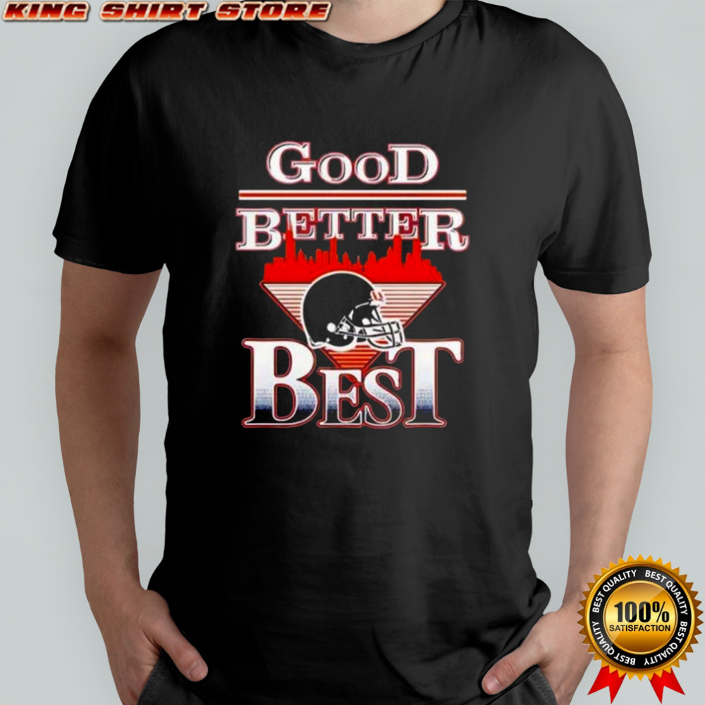 Good Better Best Chicago Bear NFL Helmet T-Shirt