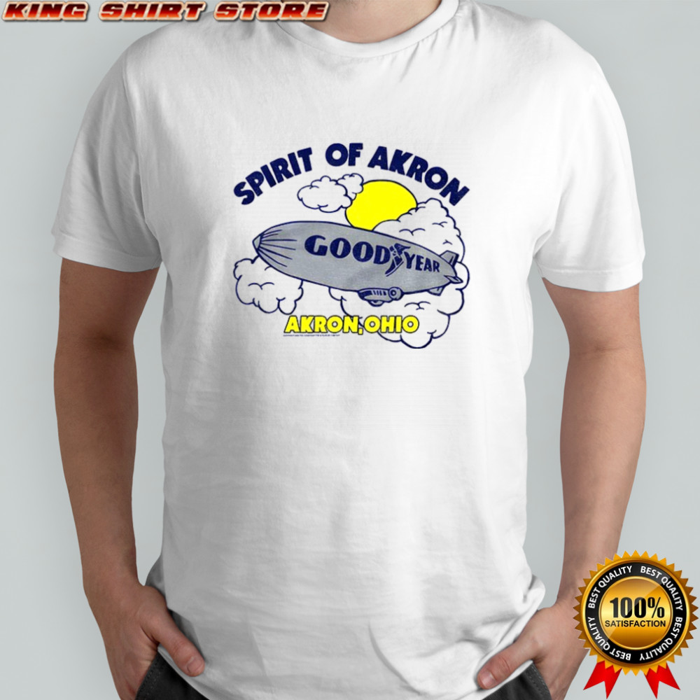 Goodyear spirit of akron ohio blimp shirt