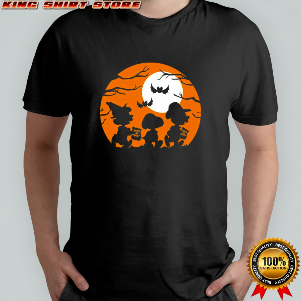 Great Pumpkin Charlie Brown Peanuts Trick Or Treat Silhouettes shirt Great Pumpkin Charlie Brown Peanuts Trick Or Treat Silhouettes shirt