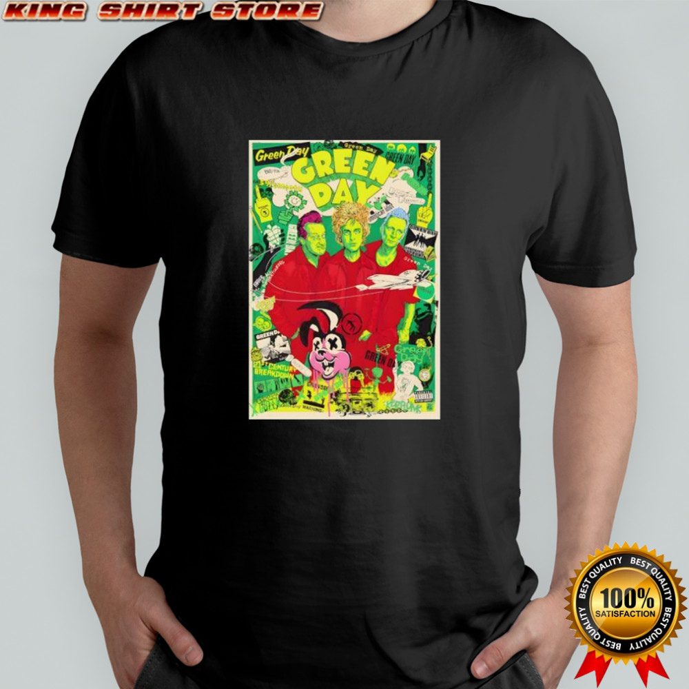 Green Day Album American Indiot By Laura And James Poster shirt