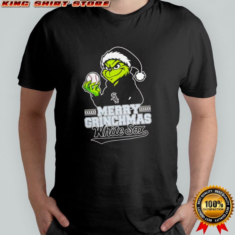 Grinch Chicago White Sox Baseball Merry Christmas Shirt