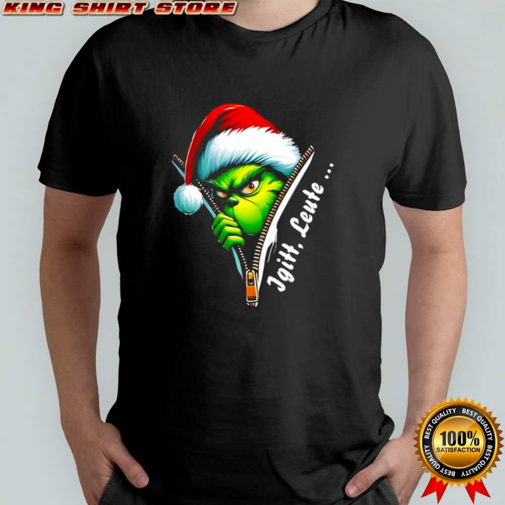 Grinch Christmas Igitt Leute Ew people shirt