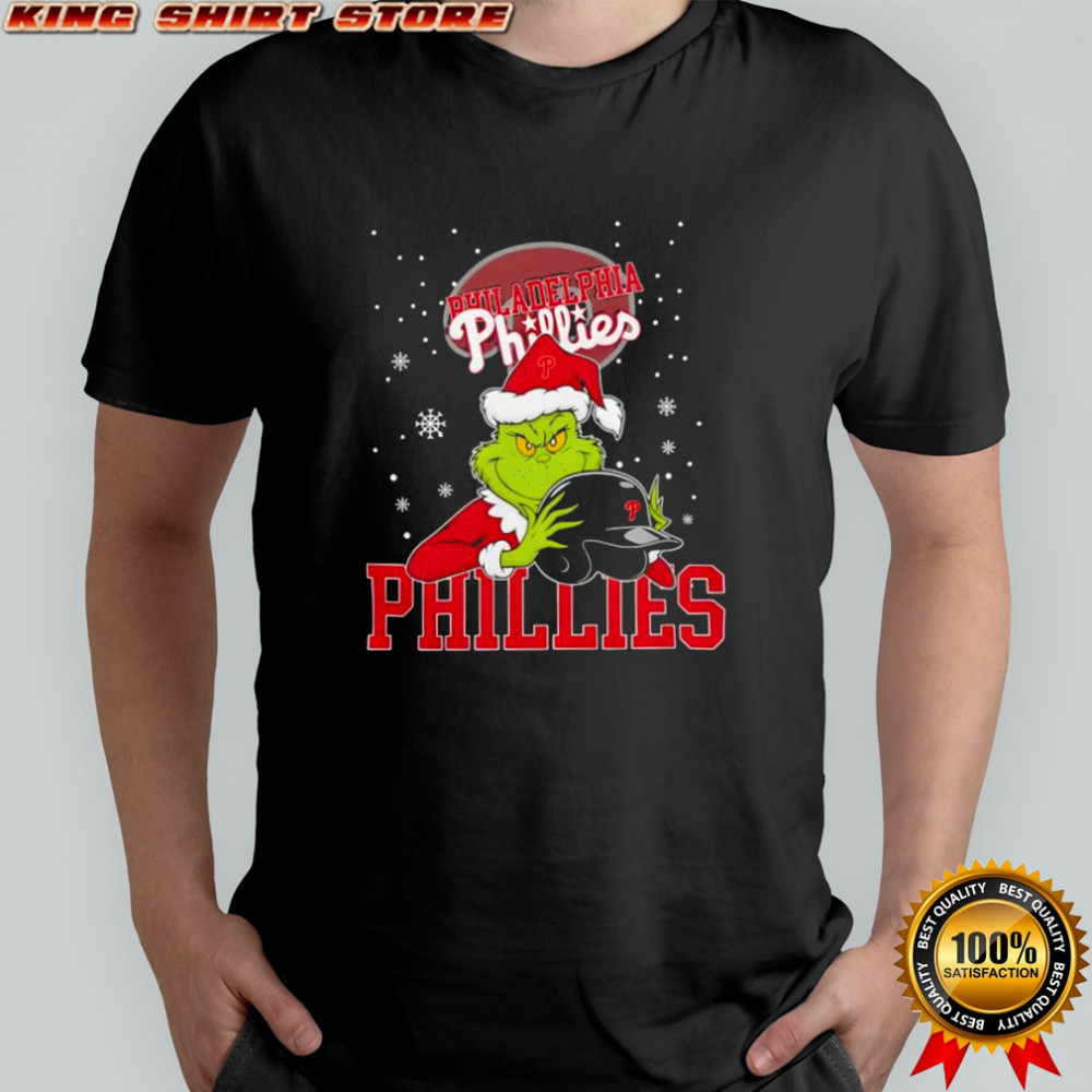 Grinch Christmas MLB Philadelphia Phillies Baseball Logo Christmas shirt