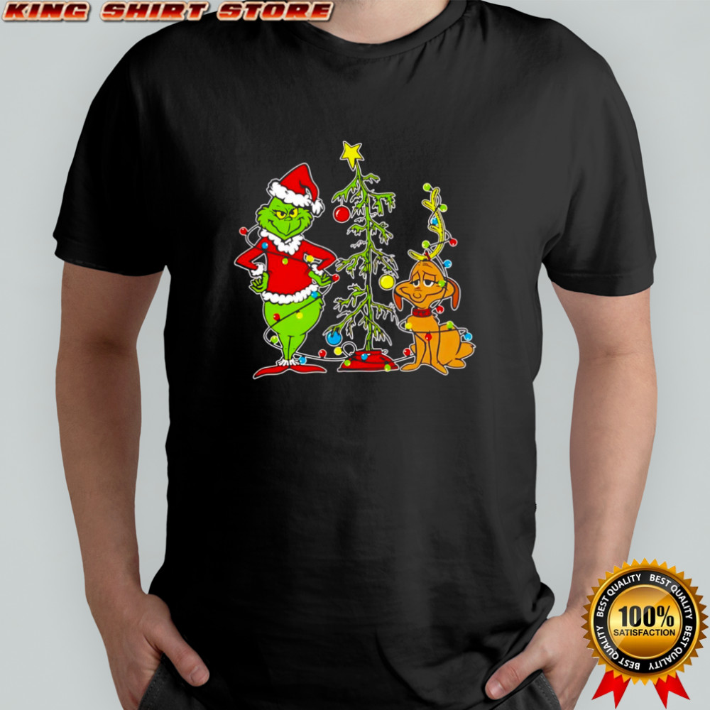 Grinch Dog Max Light Christmas 2025 shirt