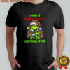 Grinch i work at CVS Pharmacy logo it’s fine everything is fine shirt