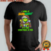 Grinch i work at Subway logo it’s fine everything is fine shirt