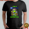 Grinch i work at United States Postal Service logo it’s fine everything is fine shirt