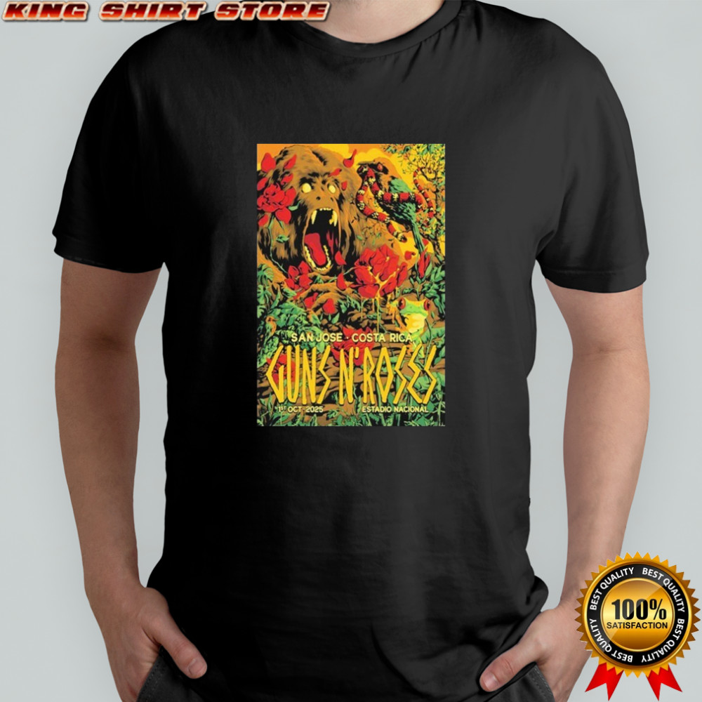 Guns N’ Roses Oct 1 2025 Estadio Nacional San José Costa Rica T-shirt