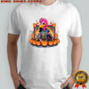 Halloween flamingo x Vegas Golden Knights NHL team logo shirt