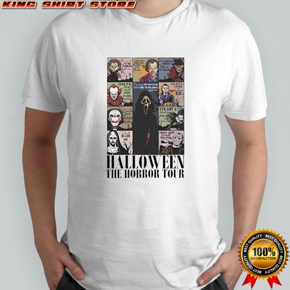 Halloween the Horror tour Characters shirt