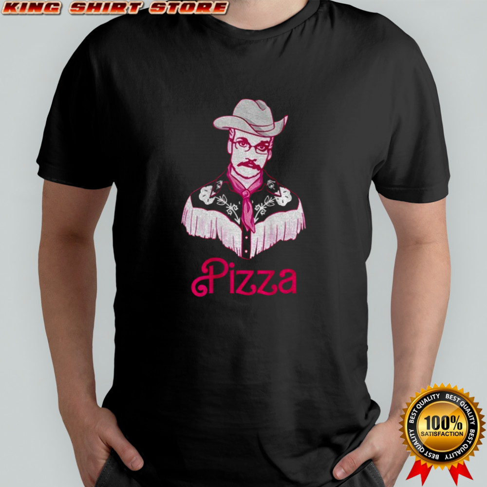 He’s Just John pizza Barbie shirt