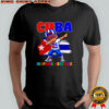 Hispanic Heritage Month Cuban Flag Cuba Dabbing Shirt