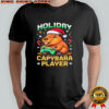 Holiday Capybara Player Christmas shirt