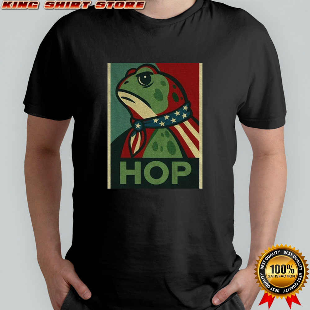 HOP No hope Without Hop I Resist Portland frog shirt