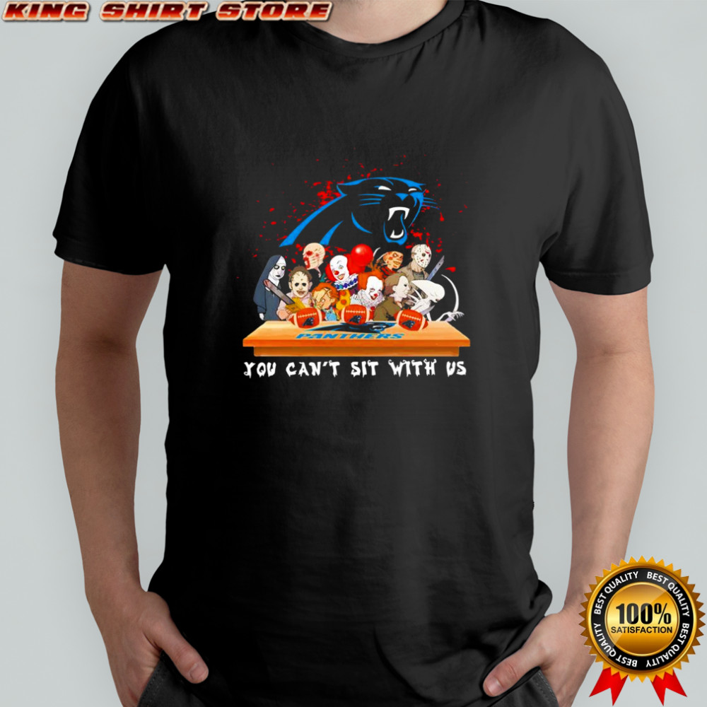 Horror You Can’t Sit With Us Carolina Panthers NFL shirt