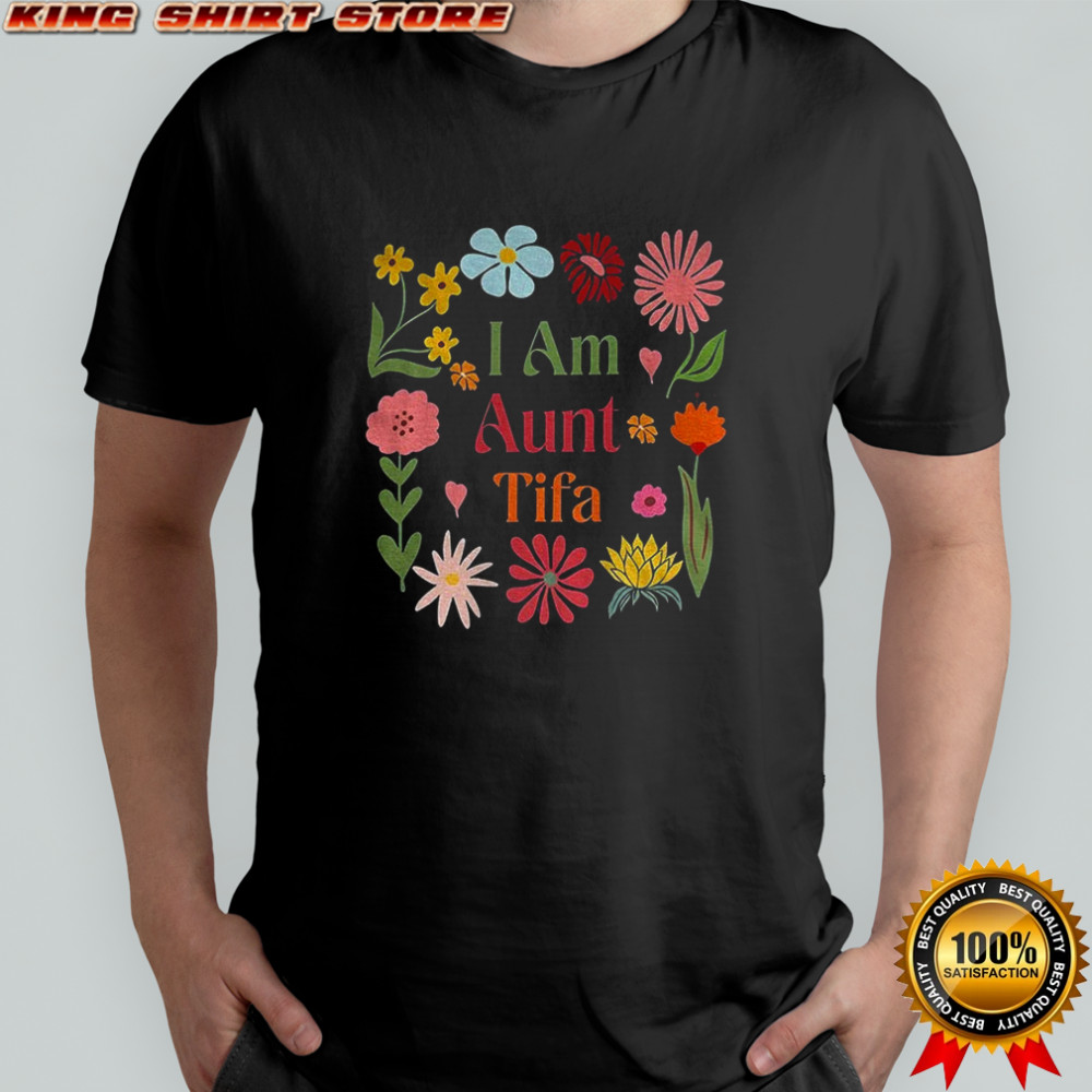I am aunt tifa anti Trump floral vintage shirt