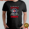 I May Live In Indiana But On Game Day My Heart And Soul Belongs To Kansas City Chiefs T-Shirt